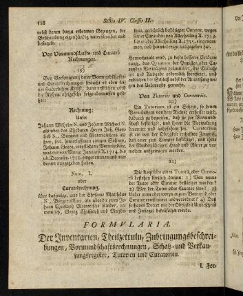 588-601, I. Formul eines Inventarii.