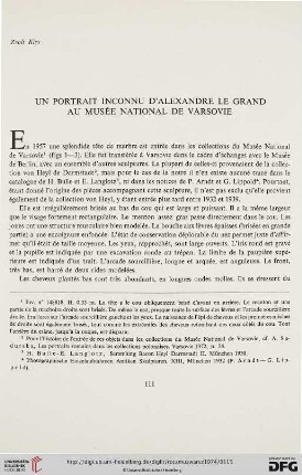 18: Un portrait inconnu d'Alexandre le Grand au Musée National de Varsovie