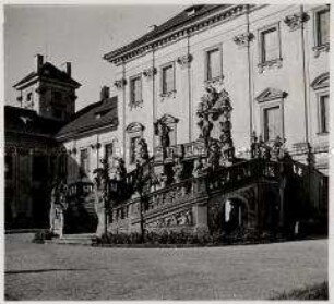 Prag, Schloss Troja, Stiege