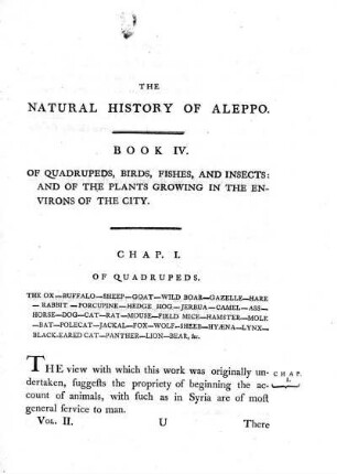 Book IV. Of quadrupeds, birds, fishes, and insects: and of the plants growing in the environs of the city