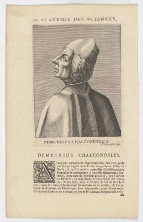 Bildnis des Demetrius Chalcokondyles