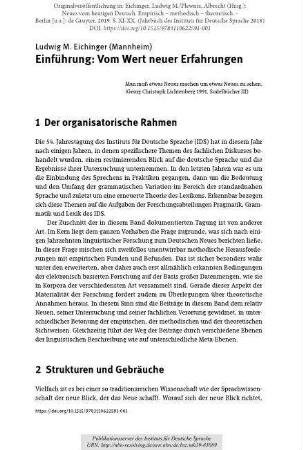 Einführung: Vom Wert neuer Erfahrungen