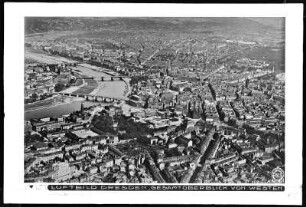 Dresden, Gesamtüberblick von Westen, Luftbild