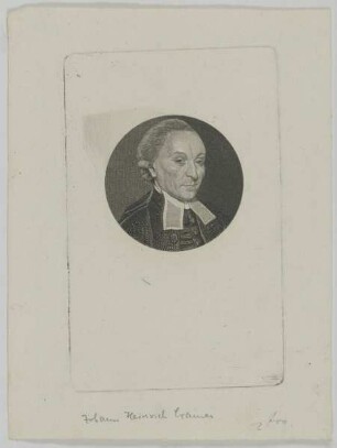 Bildnis des Johann Heinrich Cramer