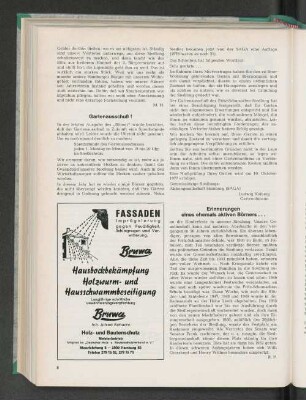 Erinnerungen eines ehemals aktiven Börners...