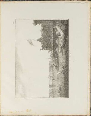 No. 5. Vue de la Neva, prise d'un des bastions de la forteresse, le jour de la procéssion. ...