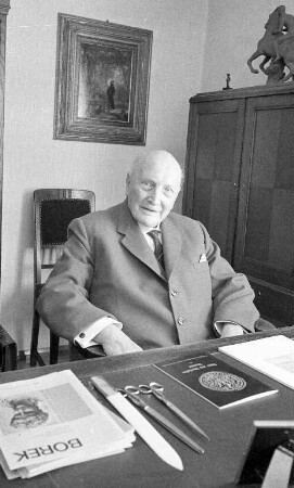 90. Geburtstag des Karlsruher Chirurgen Dr. Ludwig Arnsperger.