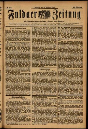 Ausgabe vom Montag, den 03. August 1896.