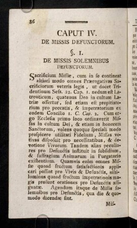 86-106, Caput IV.