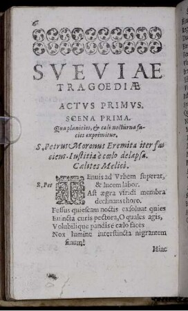 Scena Prima. Qua planicies, & caeli nocturna facies exprimitur