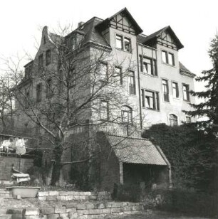 Dresden-Trachenberge, Weinbergstraße 53. Villa (1904). Gartenansicht von Südwest