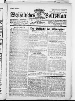 Westfälisches Volksblatt : amtliches Mitteilungsblatt der NSDAP und der Behörden der Kreise Paderborn, Büren, Warburg