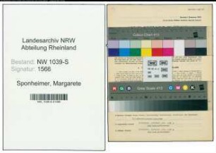 Entnazifizierung Margarete Sponheimer , geb. 02.12.1922 (Dolmetscherin)