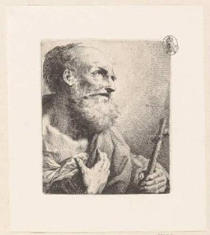 Hieronymus mit dem Kreuz (?)
