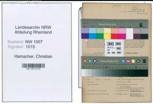 Entnazifizierung Christian Hamacher , geb. 05.02.1895 (Teihaber)