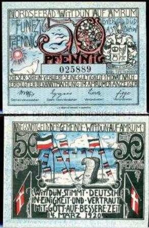 Wittdün 50 Pfennig