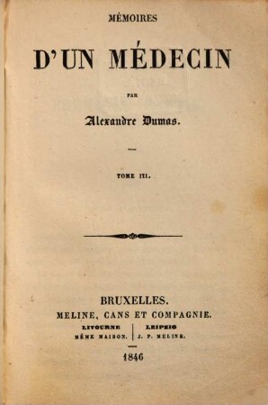 Mémoires d'un médecin, 3