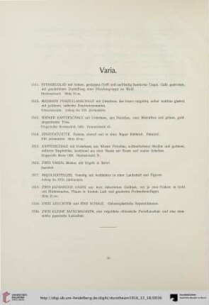 Varia (Nr. 1511-1520)