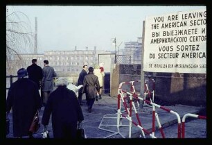 Passierstelle Oberbaum 31.12.63.
