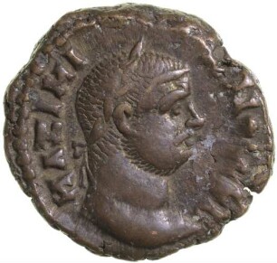 Münze, Tetradrachme, 295 - 296