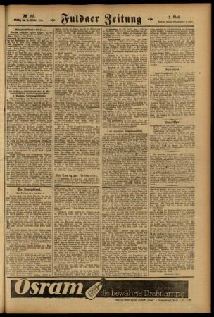 Zweite Ausgabe vom Montag, den 23. Oktober 1916.