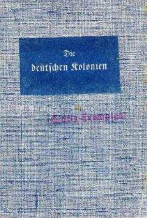 Kommunistische Tarnschrift mit einem Artikel von Georgi Dimitroff und anderen Beiträgen im Layout einer Broschüre über die deutschen Kolonien