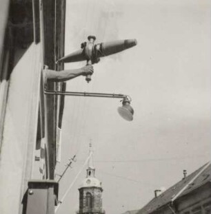 Frauenstein, Reklame einer Zigarrenhandlung