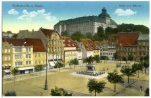 Weißenfels. Markt und Schloss