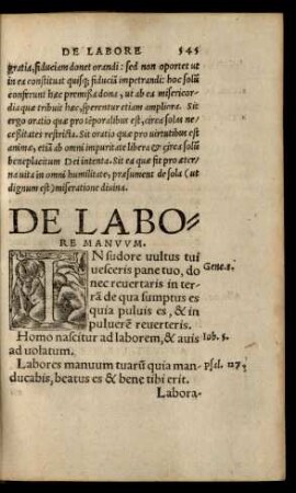 De Labore Manuum.