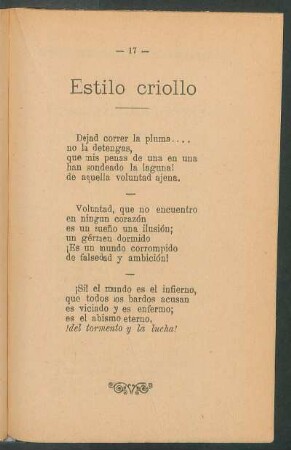Estilo criollo