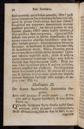 32-36, Meditatio II