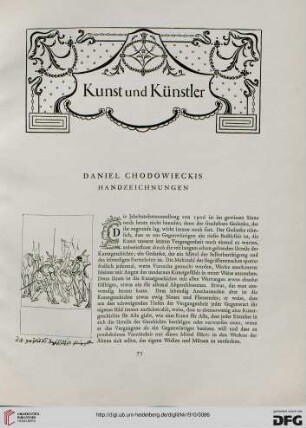 Daniel Chodowieckis Handzeichnungen