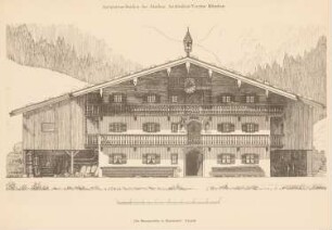 Die Neunermühle, Oberaudorf: Hauptfassade