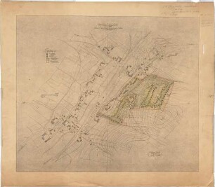 Gsaenger, Gustav; Moosburg - Langenbach (Bayern); Bebauungspläne - Teilerschließungsplatz-Gelände (Lageplan)