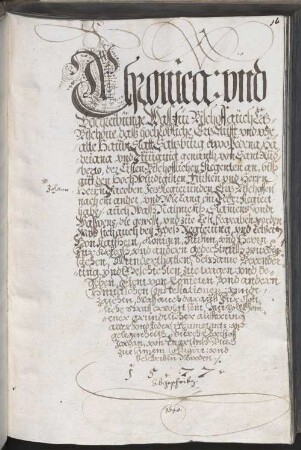 Christoph Jordans von Martinsbuech (oder Hans Baumanns?) Salzburgische Chronik bis 1560 - BSB Cgm 1685