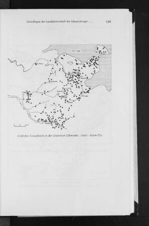 Karte III a: Gräflicher Grundbesitz in der Grafschaft