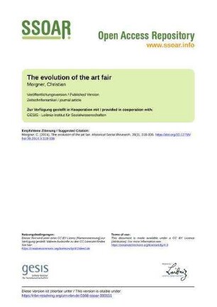 The evolution of the art fair