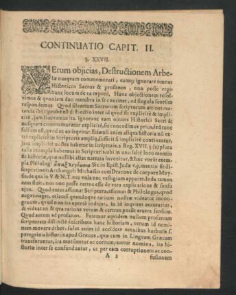 Continuitatio Capit. II.
