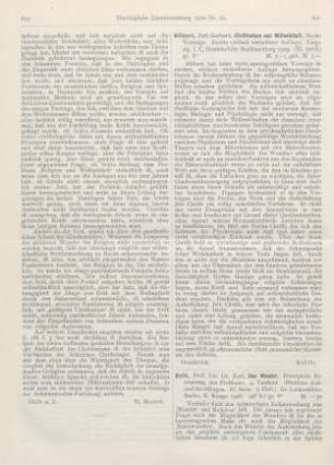 696 [Rezension] Hilbert, Gerhard, Christentum und Wissenschaft. Sechs Vorträge. 2., vielfach verb. Aufl