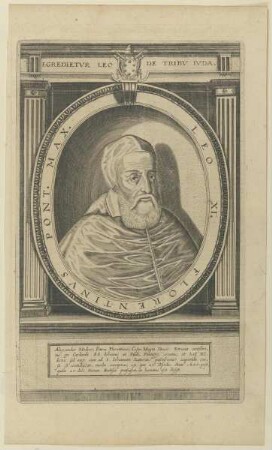 Bildnis des Papstes Leo XI.