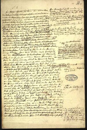 3) Niebuhr an [Andreas Peter Graf von Bernstorff], o. D. 2 Konzepte