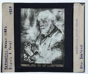 Kokoschka, Porträt Auguste Forel (Mannheim KH 321)