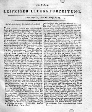 1803-05-21 : 280. Stück