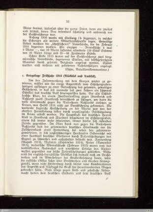 c. Kriegslage Frühjahr 1916 (Rückblick und Umblick)