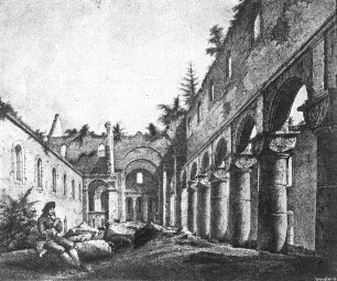 Hirsau, ehem. Benediktinerkloster St. Peter und Paul, Klosterkirche, Zustand um 1700