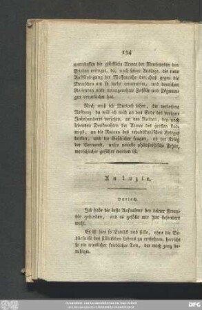 An Luzie. Durlach.