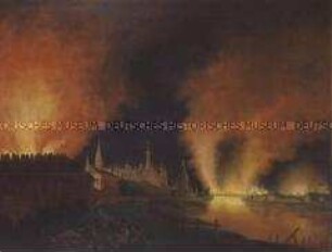 Der Brand von Moskau vom 15. bis 19. September 1812