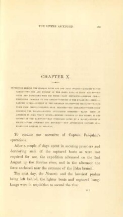 Chapter X. Expedition ascends the Serebas river and the Paku branch ...
