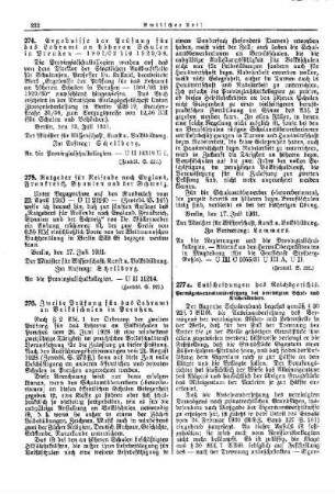 Entscheidungen des Reichsgerichts : [Amtlicher Teil]