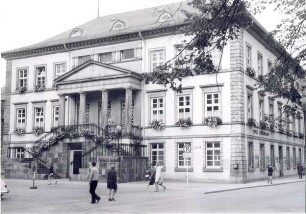 Rathaus im Jahr 1969. Detmold. Stadtarchiv Detmold Bildarchiv Nr. 3701